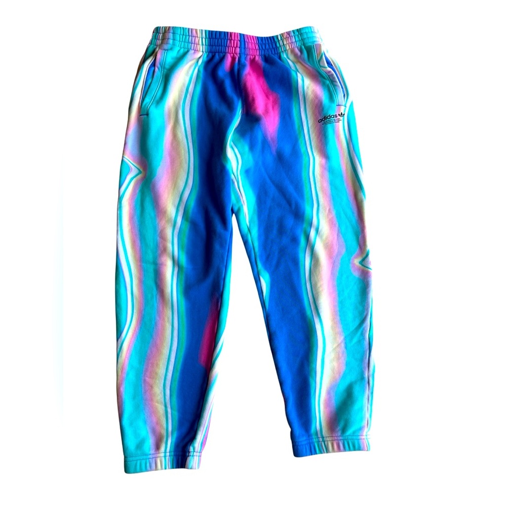 Men's hyperreal all over print Adidas sweatpants